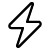 Ein Icon das einen Blitz darstellt.