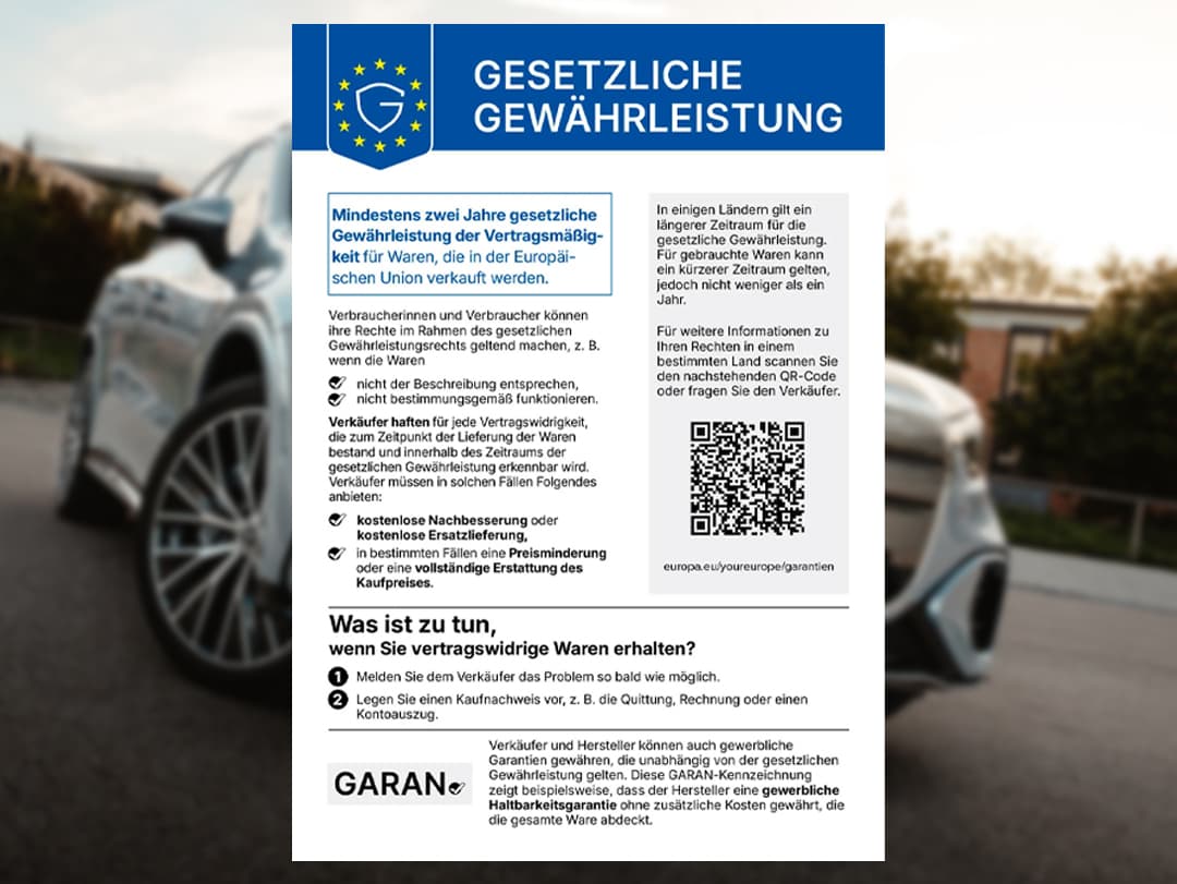 Das EU Label für gesetzliche Gewährleistung